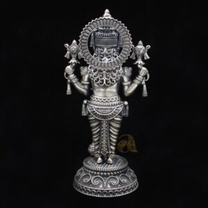 Lord Vishnu Silver Idol